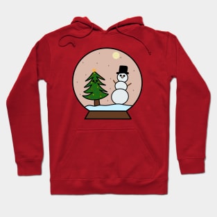 Snowman and Christmas Tree Hoodie